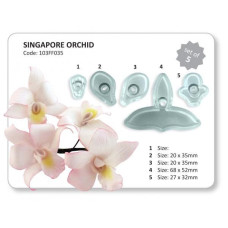 Комплект щампи - Singapore & Baby Orchid 5 бр