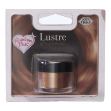 Перлен оцветител Edible Lustre - Metallic Dark Gold